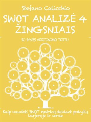 cover image of SWOT ANALIZĖ 4 ŽINGSNIAIS. Kaip naudoti SWOT matricą siekiant pokyčių karjeroje ir versle.